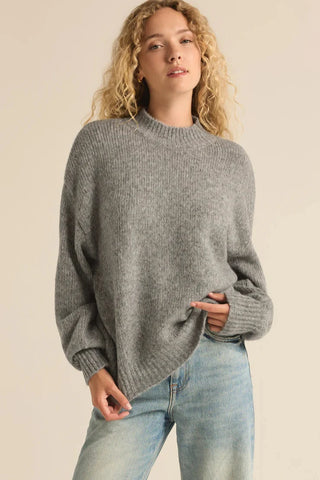 Classic Heather Grey Danica Sweater