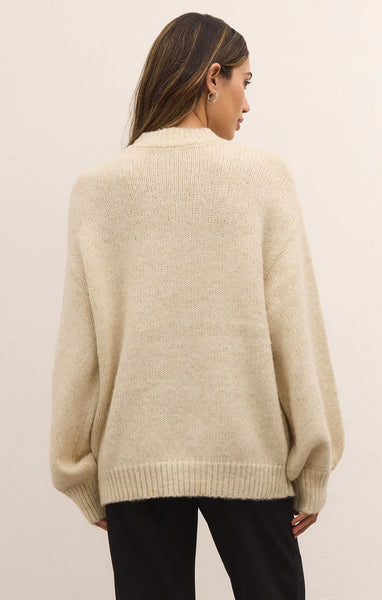 Light Oatmeal Heather Danica Sweater