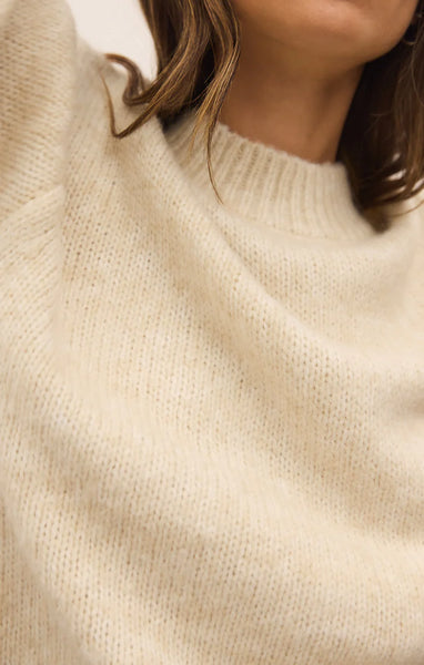 Light Oatmeal Heather Danica Sweater