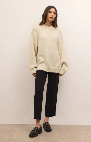 Light Oatmeal Heather Danica Sweater