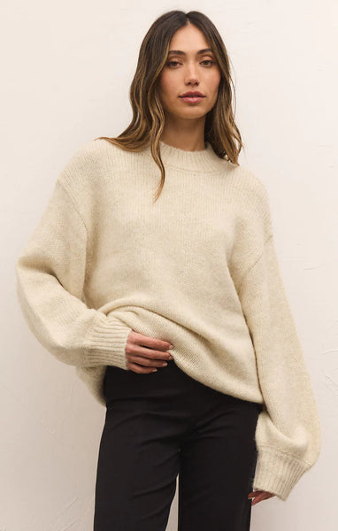 Light Oatmeal Heather Danica Sweater