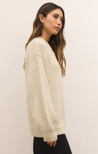 Light Oatmeal Heather Danica Sweater