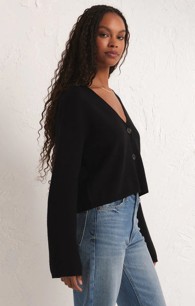 Black Estelle Cardigan