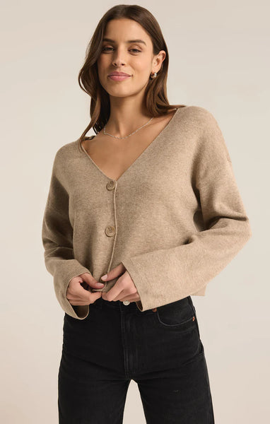 Oatmeal Heather Estelle Cardigan