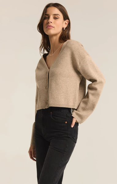 Oatmeal Heather Estelle Cardigan