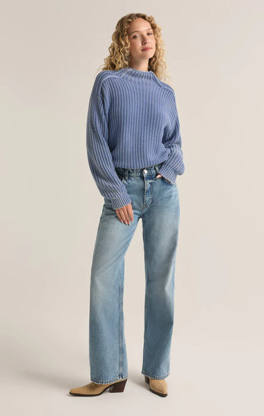 Washed Indigo Carraway Sweater