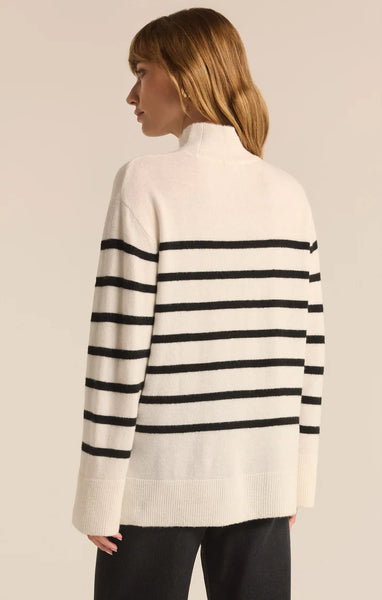 Sea Salt Fin Stripe Sweater