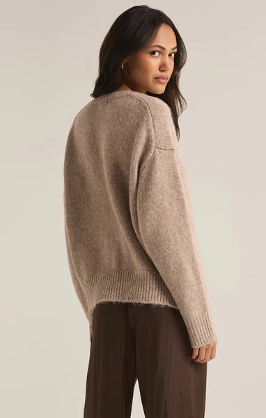 Heather Taupe All I Want Sweater