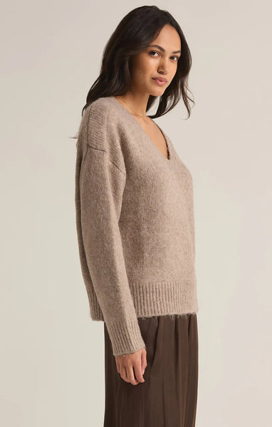 Heather Taupe All I Want Sweater