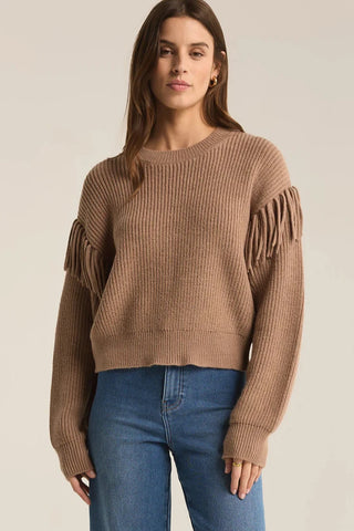 Campfire On The Fringe Sweater