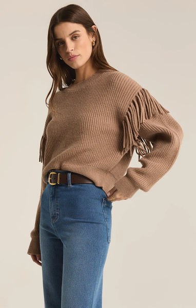 Campfire On The Fringe Sweater