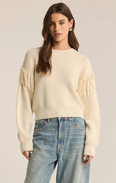 Sea Salt On The Fringe Sweater