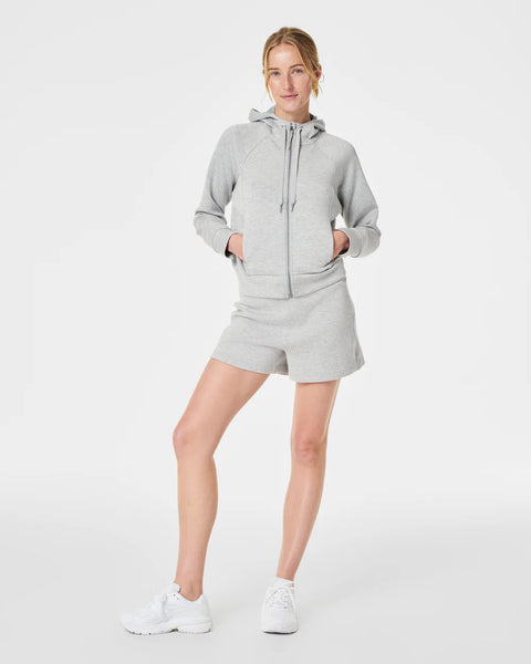 Lit Grey Heather Airessentials Full Zip Hoodie