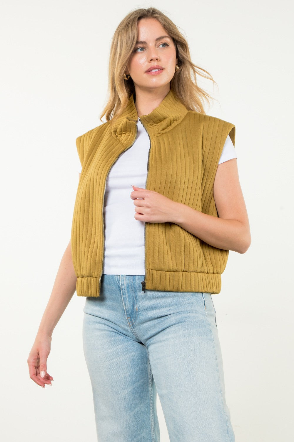 Vetivier Ribbed Vest