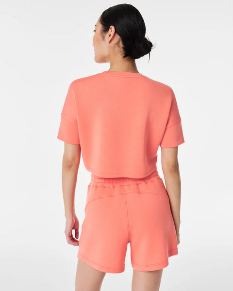 SPANX® Sunset Peach Airessentials Pocket Tee