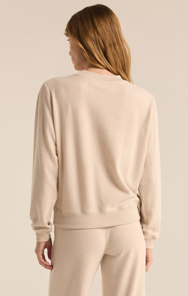 Light Oatmeal Heather Russel Cozy Pullover