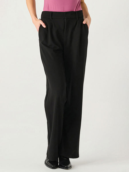 Black Straight Leg Pants