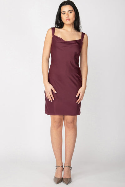 Burgundy Sweetheart Quinn Dress