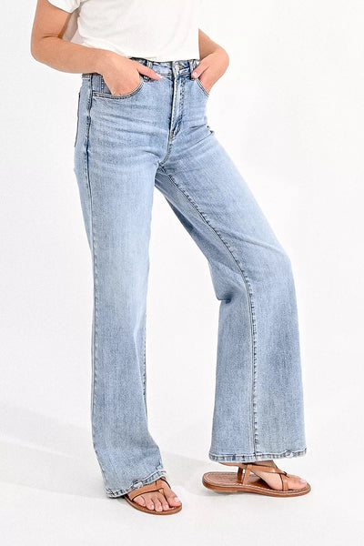 Light Denim Woven Pants