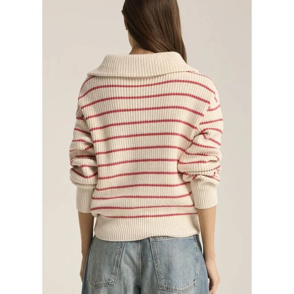 Red Pepper Villa Half Zip Sweater