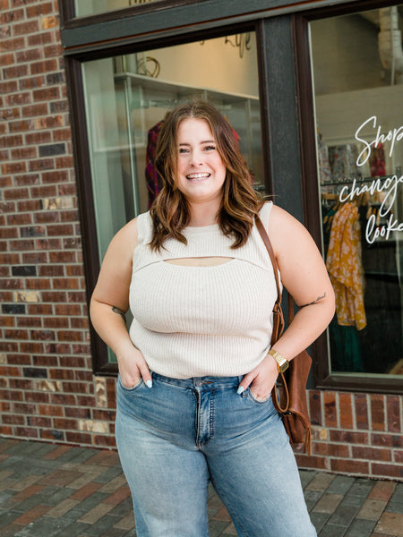 Plus Oatmeal Katie Tank