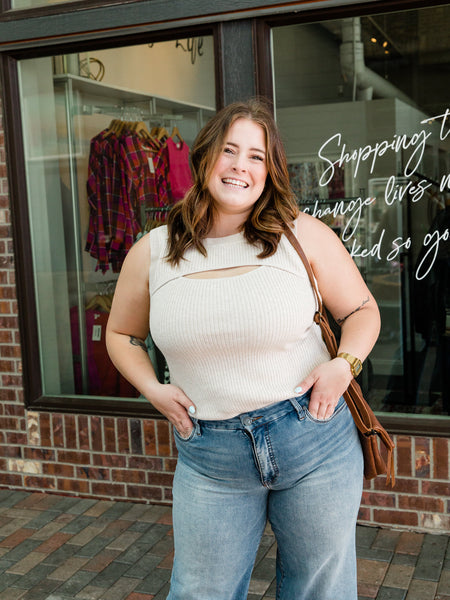 Plus Oatmeal Katie Tank