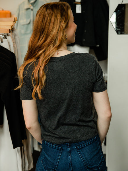 Black Classic Skimmer Tee