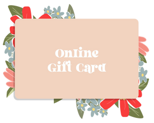 Online Only Gift Card