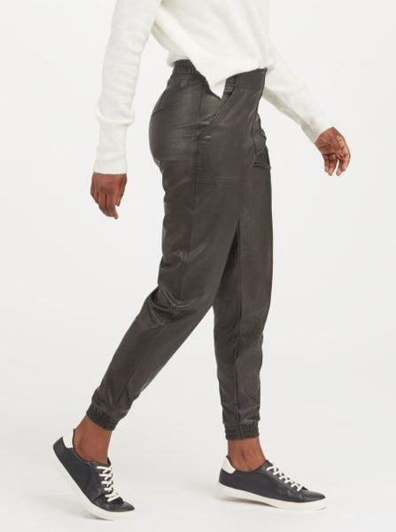 SPANX® Faux Leather Jogger