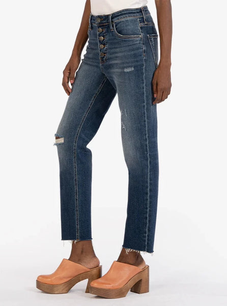 Rachael High Rise Button Fly Jean