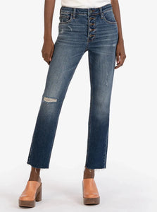 Rachael High Rise Button Fly Jean